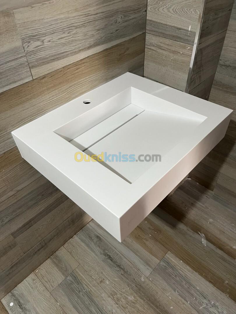 Lavabo en Corian Sur-mesure 