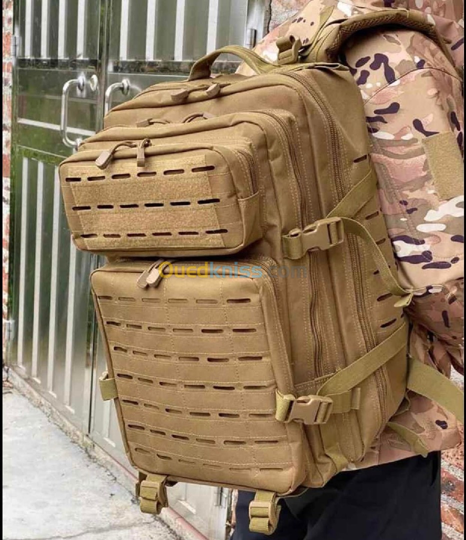  Sac à dos Randonnée 50L Militaire COMMANDOS Tactiques Etanche V2