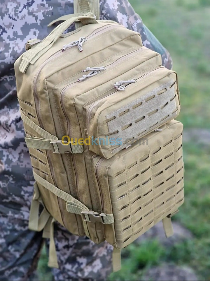  Sac à dos Randonnée 50L Militaire COMMANDOS Tactiques Etanche V2