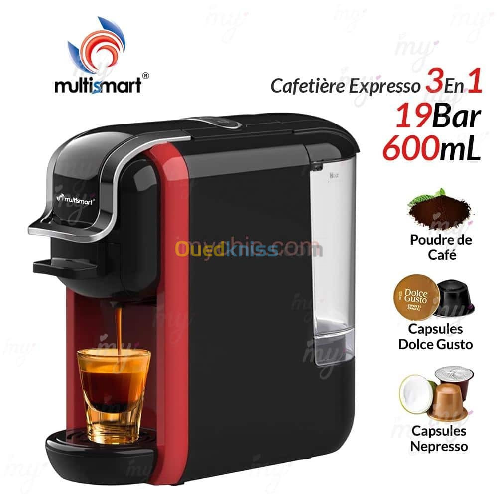 Cafetière Multifonction 3En1  Multismart MS-CF2026