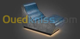 Polystyrène pour fabrication chaise et lit avec mosaïque hammam et douche