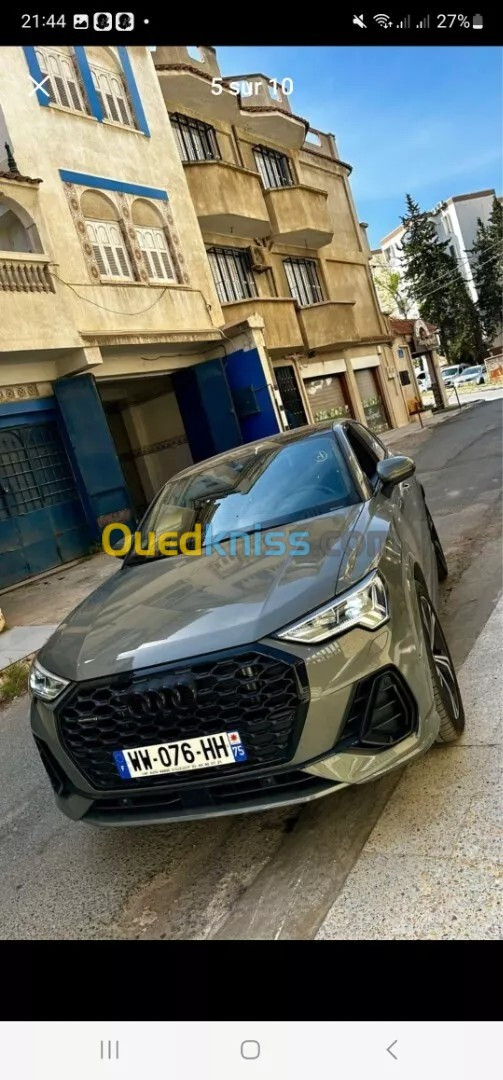 Audi Q3 sline quattro 2023 Ad bleu supprimé