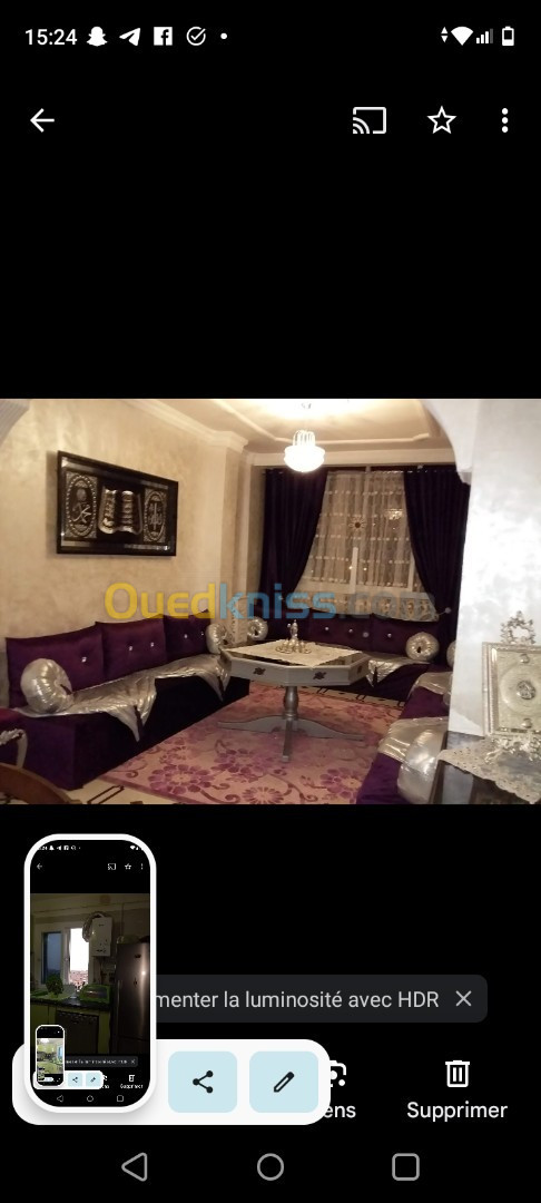 Vente Appartement F3 Chlef Tenes