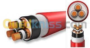 cable electrique souple et regide cable cr1 (torsadé -blindé- cable armé- cable fibre optique) mt bt