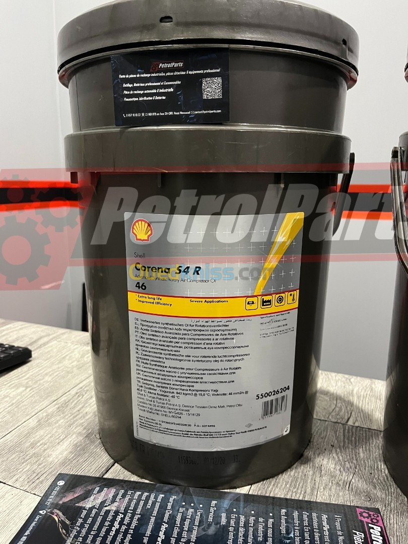 SHELL CORENA S4 R 46 Bidon 20L PetrolParts Hassi Messaoud 22/09/2024