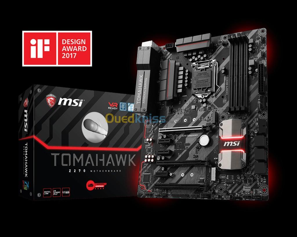 carte mère msi Z270 Tomahawk  et Cpu intel core i5 6400t  