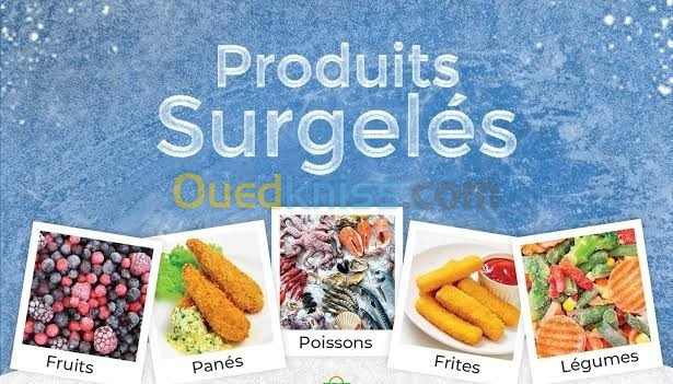 Produits surgelés en gros livraison disponible Blida Tipaza Alger ouest 