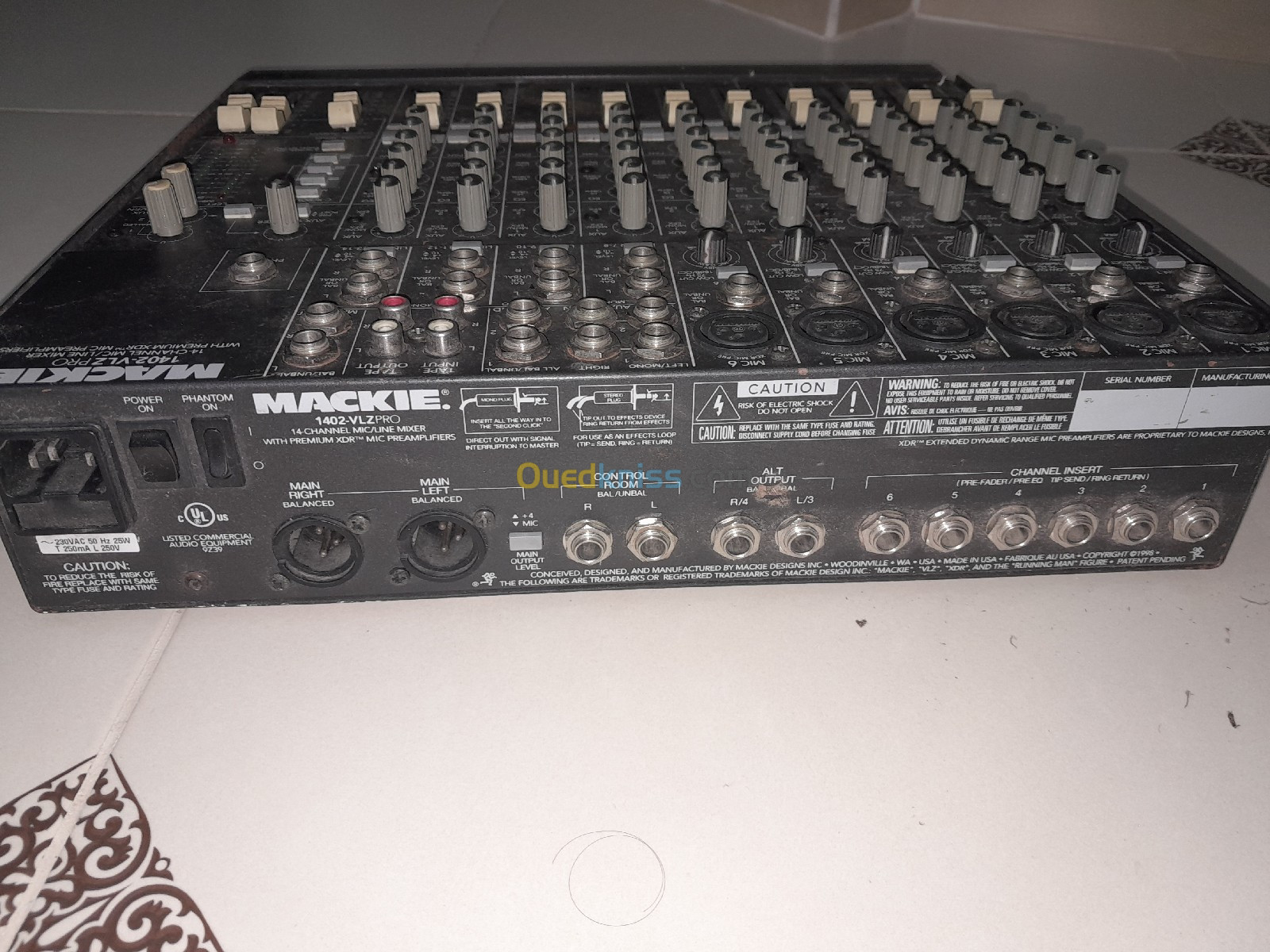 Table mixage MACKIE 1402-VLZPRO 14CHANNEL