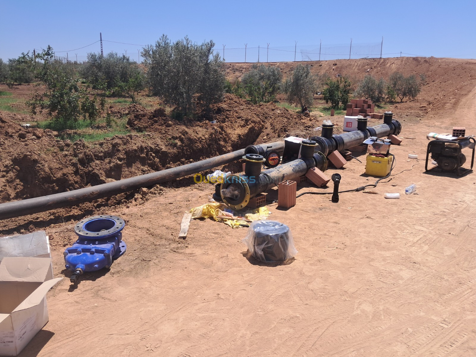 travaux hydro-agricole ( soudure bout a bout ,electrofusion et geomembrane )