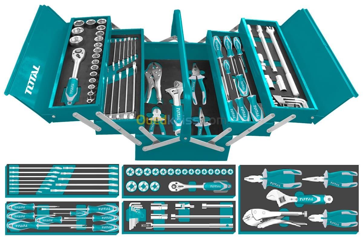 CAISSE DOUTILS 59 PCS TOTAL Référence THTCS12591 Caisse Doutils 59 Pcs Total  Thtcs12591