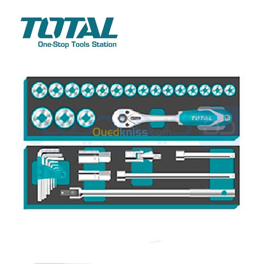 CAISSE DOUTILS 59 PCS TOTAL Référence THTCS12591 Caisse Doutils 59 Pcs Total  Thtcs12591