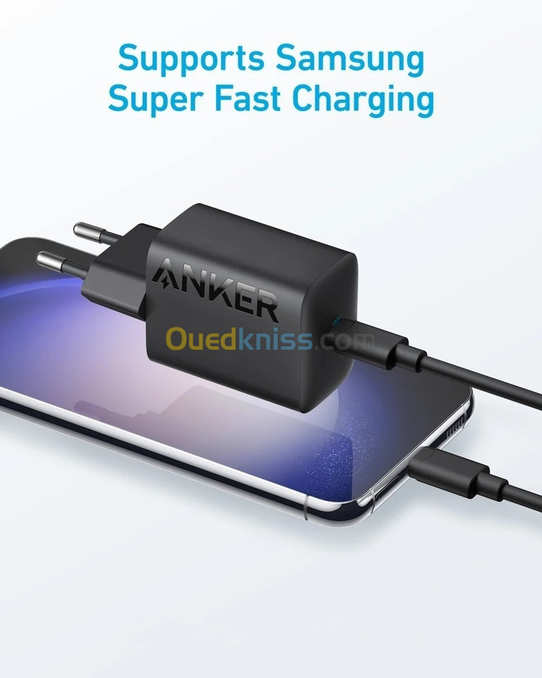 Chargeur anker 30w/33w/65w