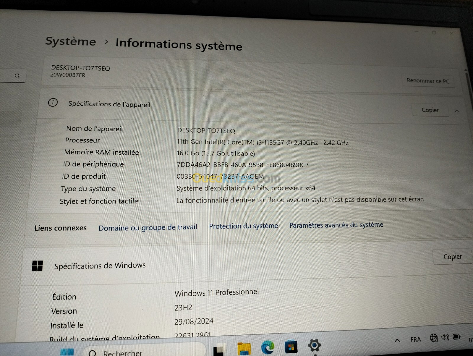 Lenovo thinkpad T14 i5 11eme 