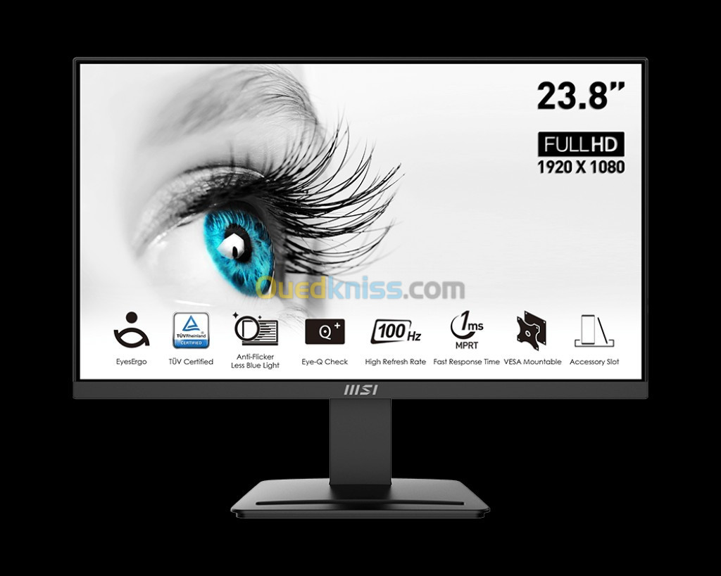 écran MSI Pro MP 242A /23.8" LED/Full HD 1080p/100 Hz/HDMI + DisplayPort