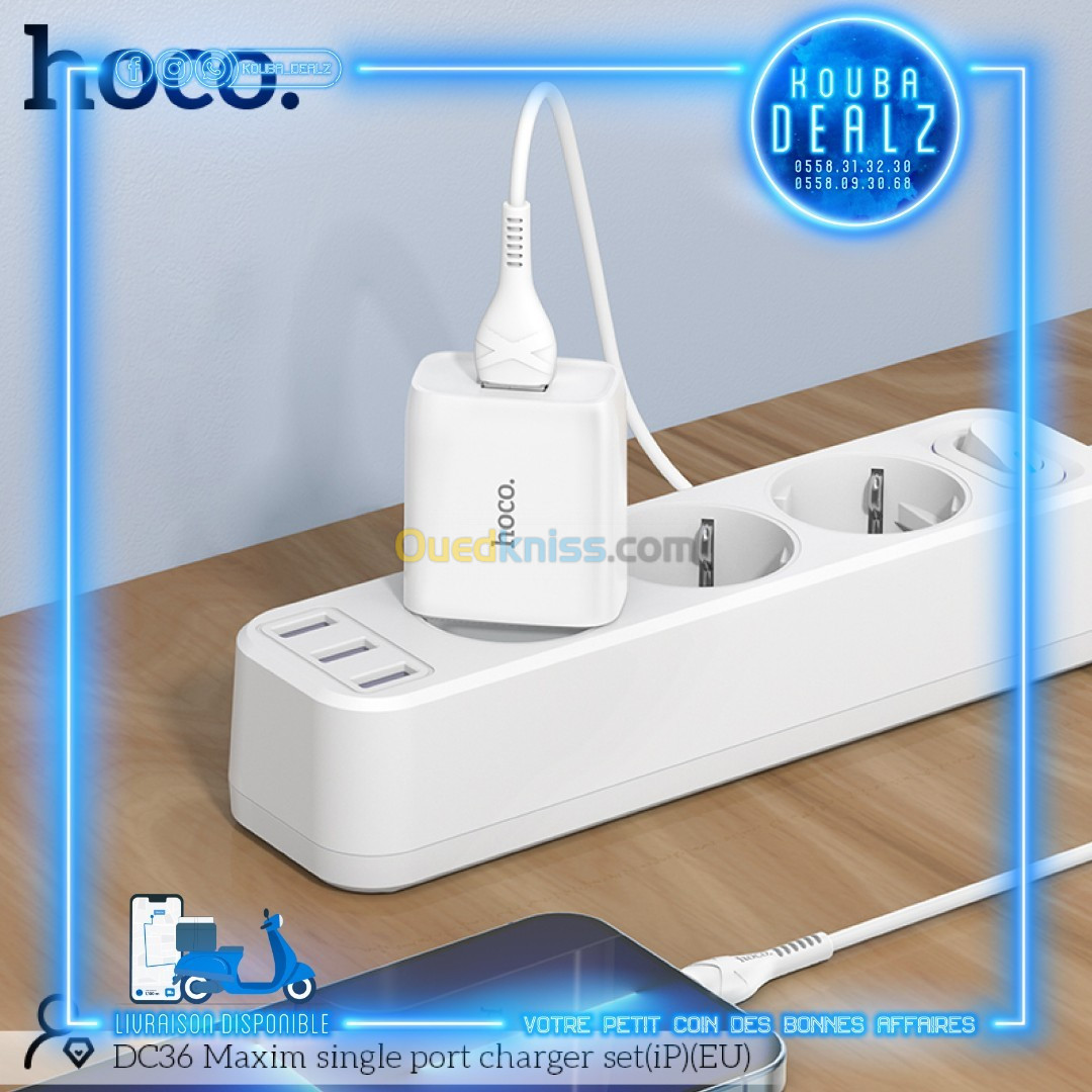 CHARGEUR HOCO 12W Fast ORIGINAL (PRIX CHOC) 