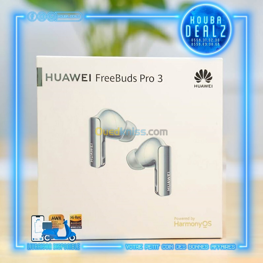 HUAWEI FREEBUDS PRO 3 ORIGINALS (KIT BLUETOOTH) (PRIX CHOC)