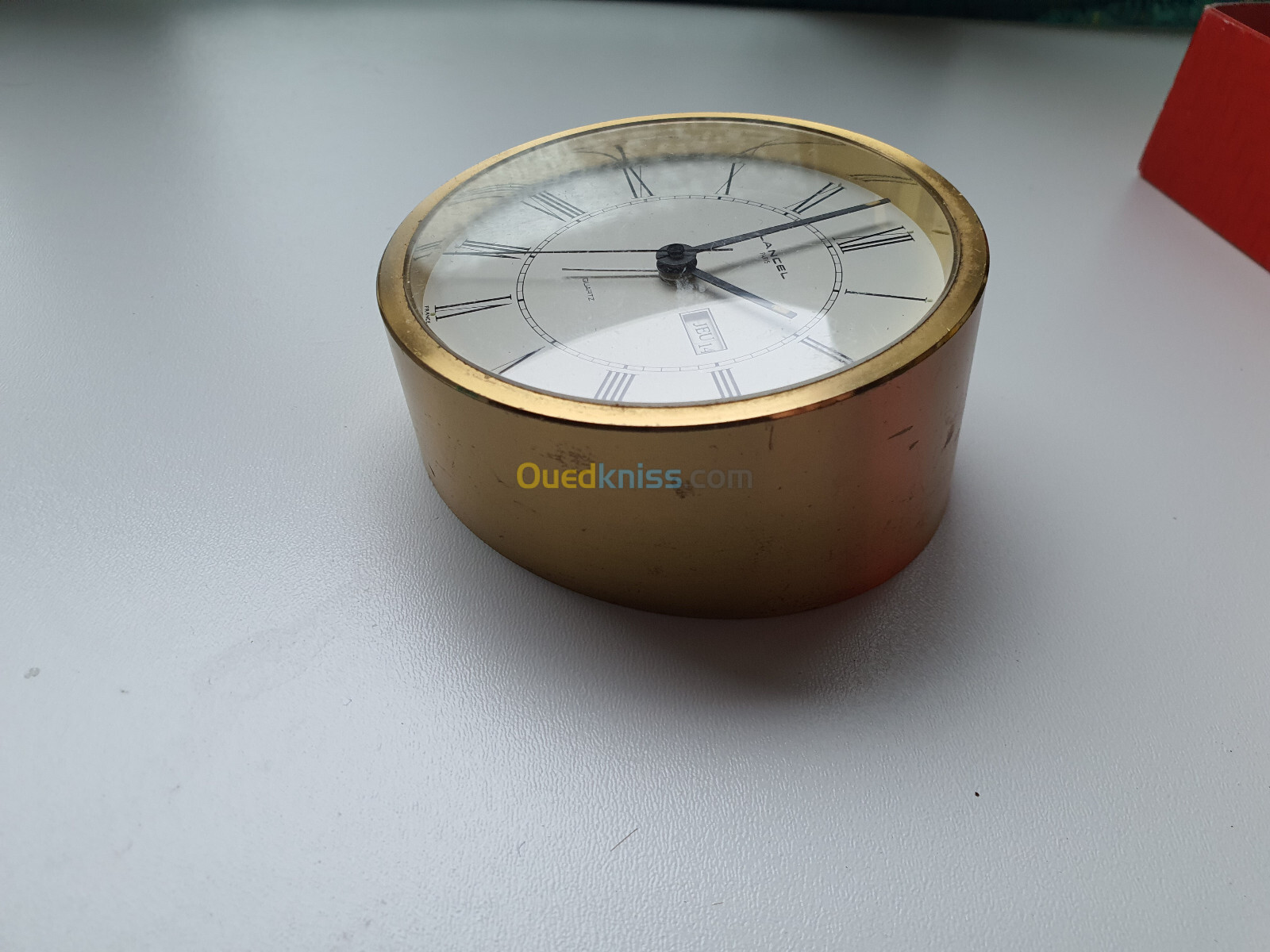 Pendulette de bureau quartz Lancel Germany, montre, horloge