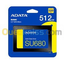 SSD 2.5" SATA ADATA SU680 256GO/512GO 