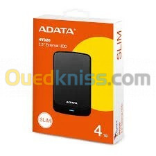 DISQUE DUR HDD EXTERNE 2.5" ADATA SLIM  1TB HV300 / 02TB HV320 /04TB HV320 