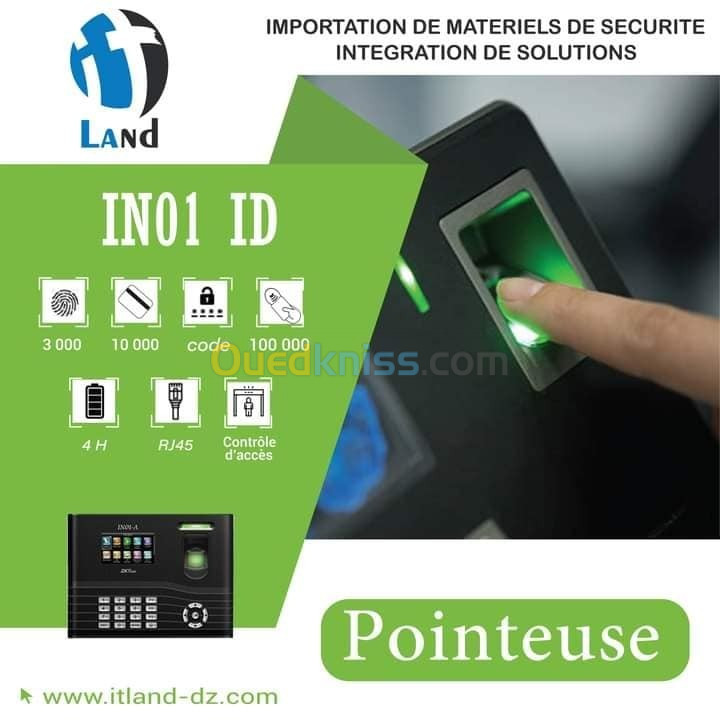 POINTEUSE BIOMETRIQUE 