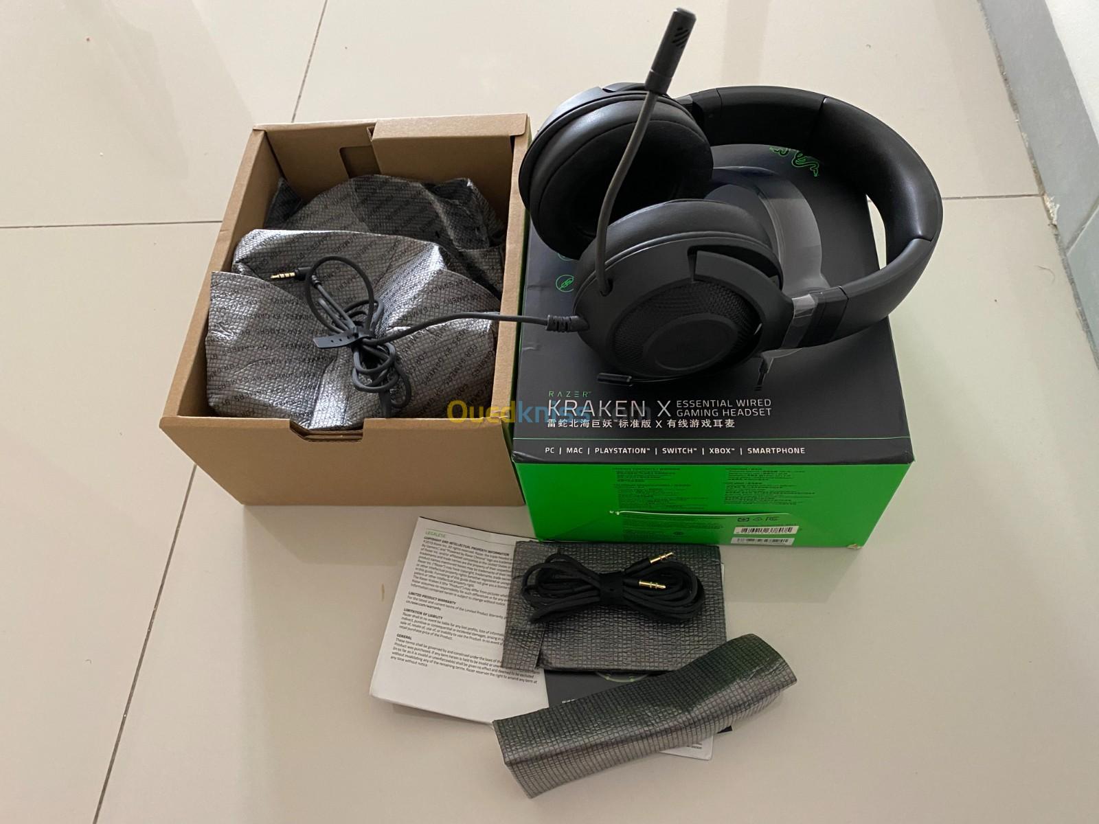 Mouse Razer Deathadder Essential + Casque Razer Kraken X Essential 