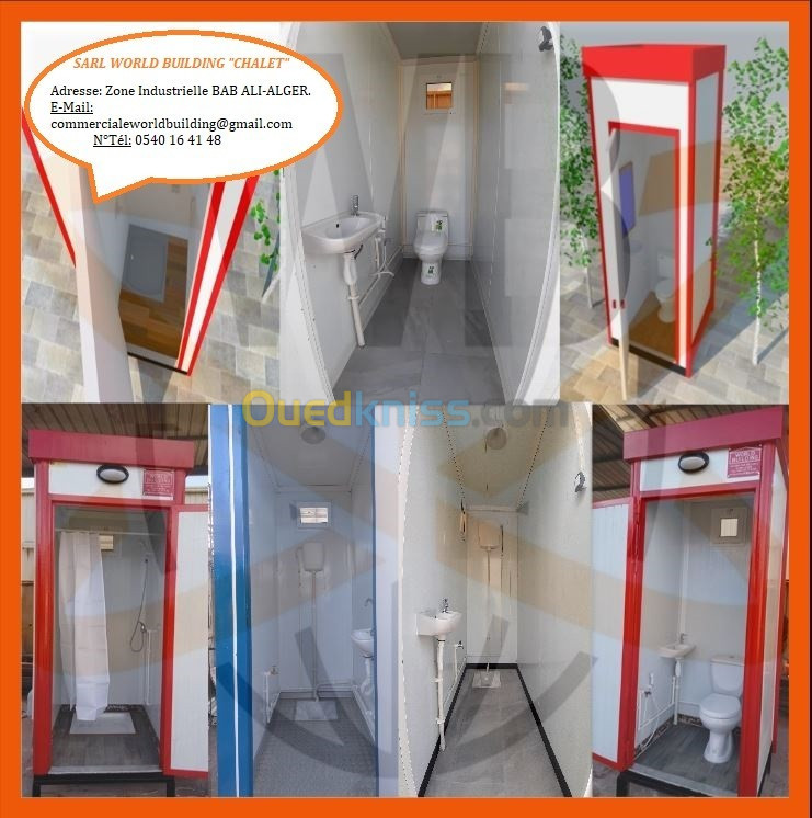 Cabine SANITAIRES "Douche et Toilette"