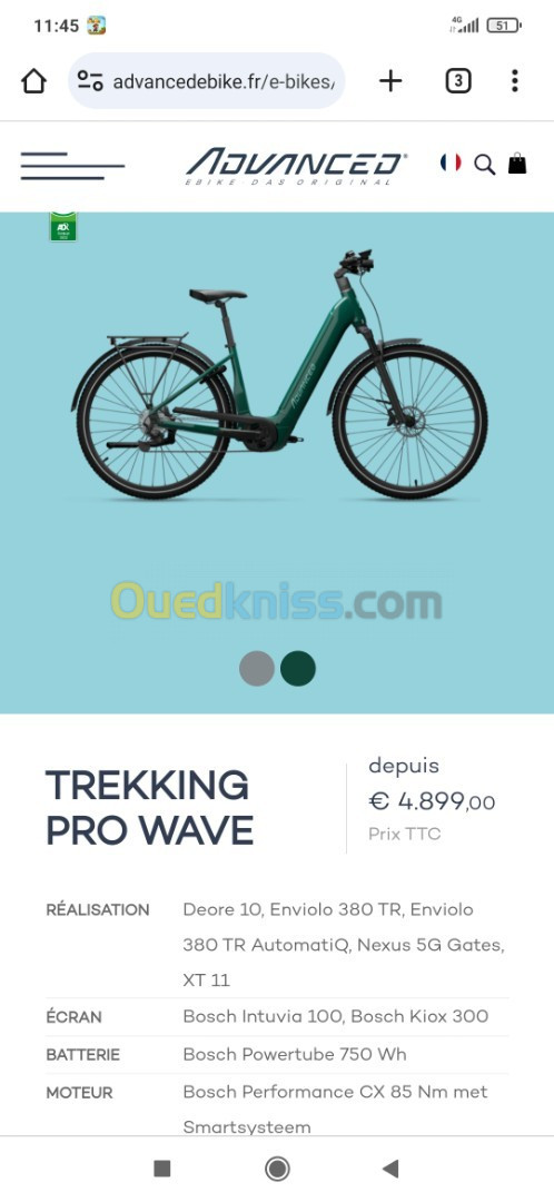 Vélo électrique advanced 