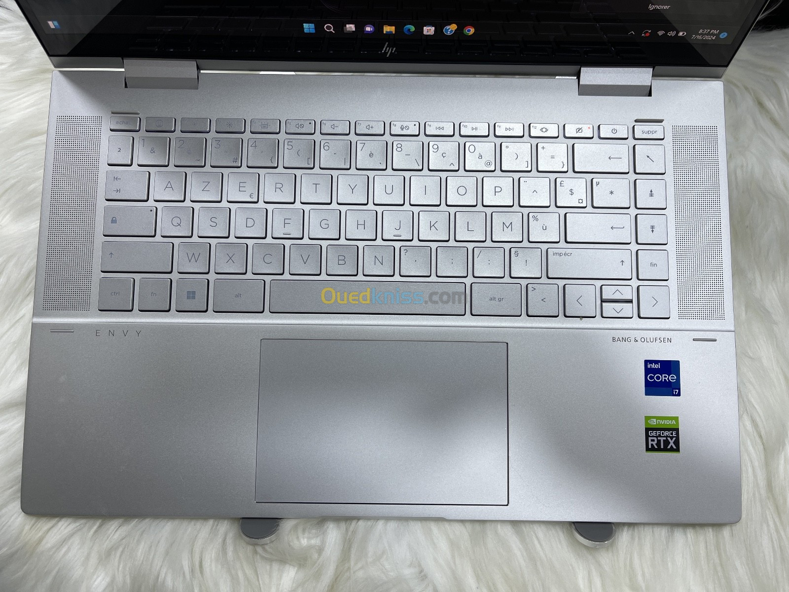 HP ENVY 15 X360 |i7 12eme |RAM 16Go |SSD 1TB |Écran 15,6 iPS FHD Tactile Convertible|RTX 2050 4Go