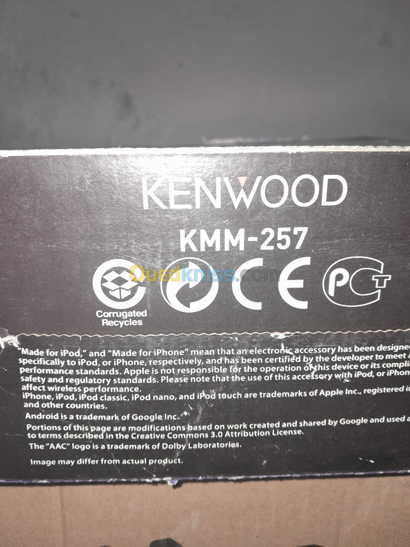 Auto radio kenwood original