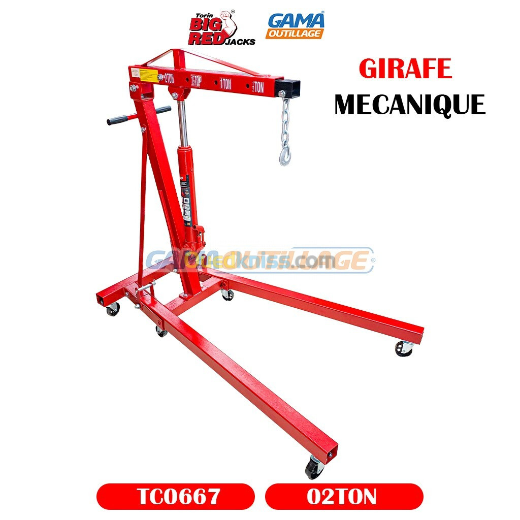 GIRAFE 2 TONNES 02X BIG RED