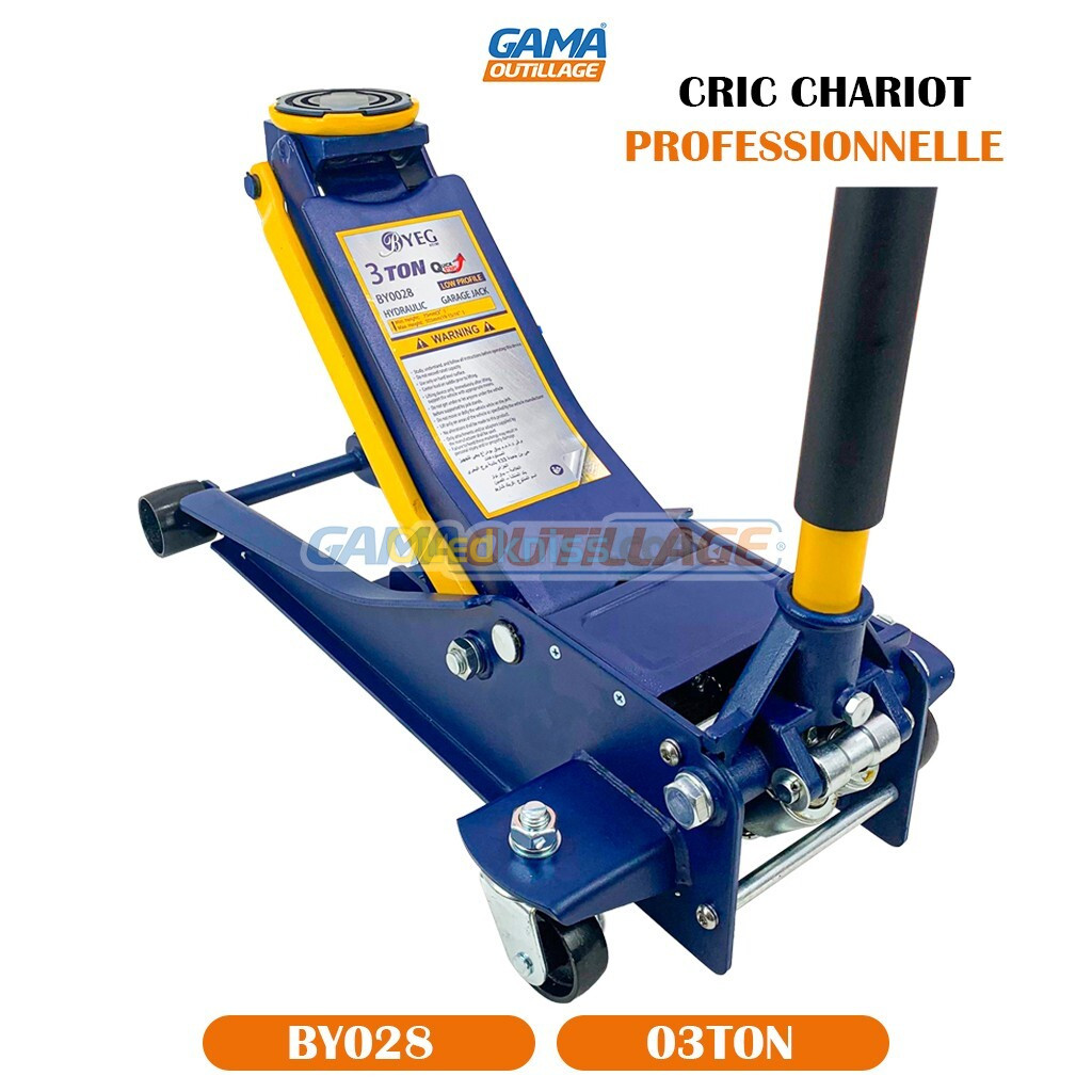 CRIC CHARIOT 3TON PROFESSIONNELLE BYEG