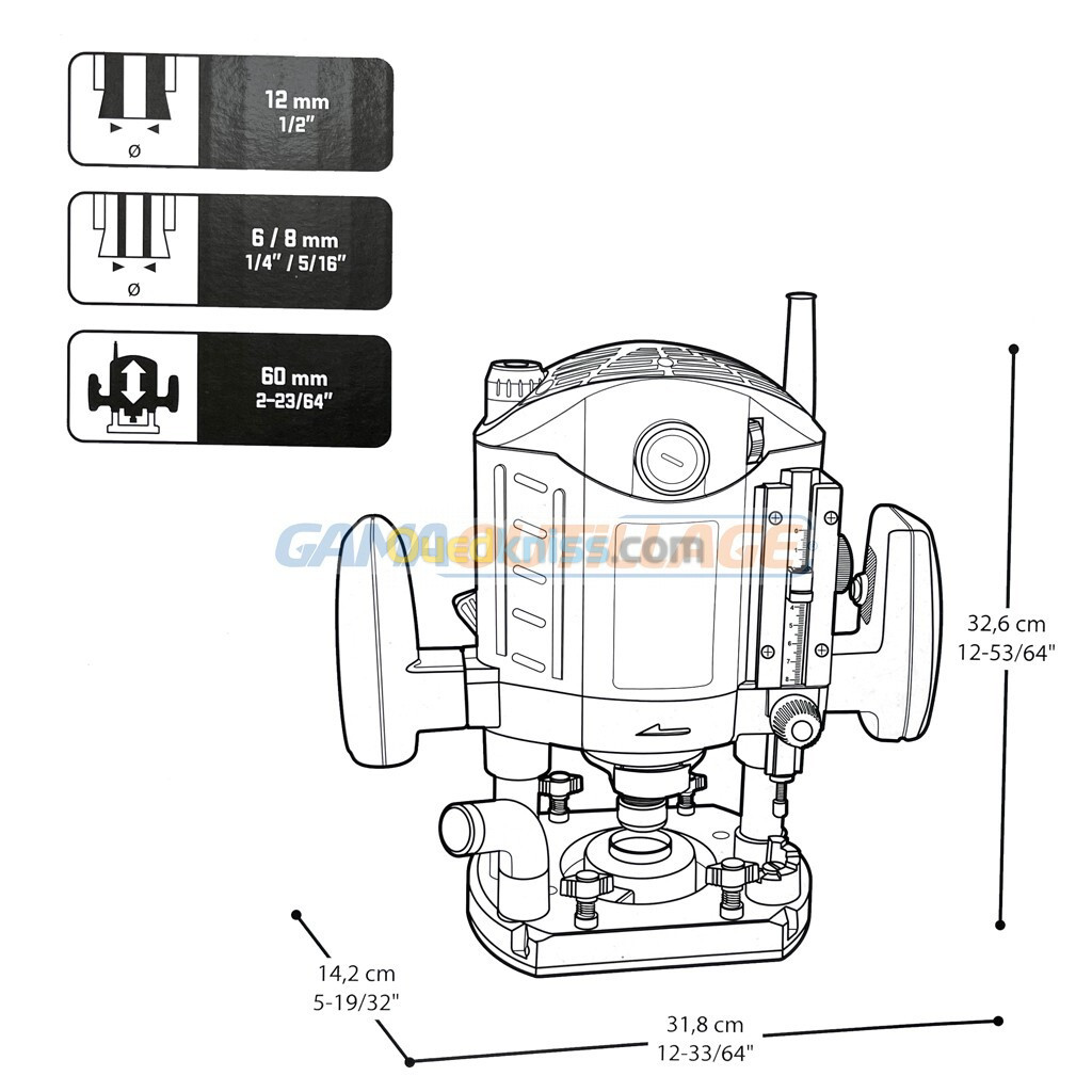 DEFONCEUSE 2100 W CROWN