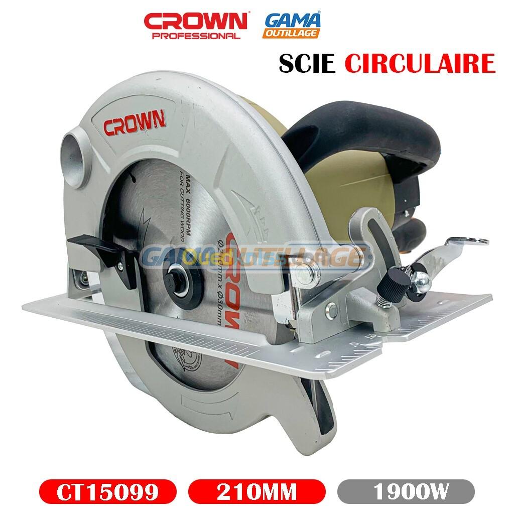 SCIE CIRCULAIRE 210 MM 1900 W CROWN