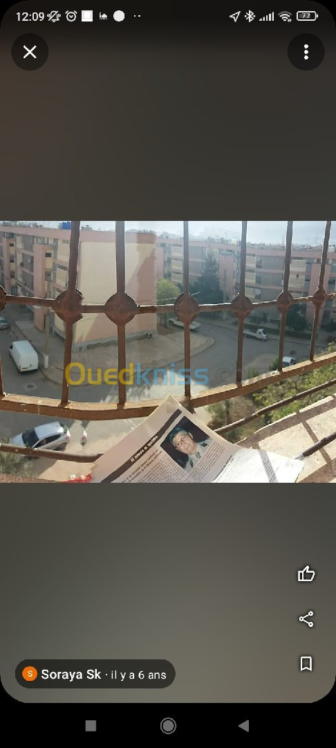 Vente Appartement F3 Blida Blida