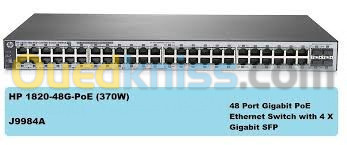 HPE 1820-48G-PoE+ (370W) Switch (J9984A)