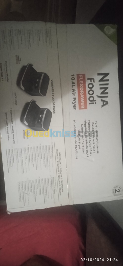 Friteuse ninja foodi air fryer 10.4l