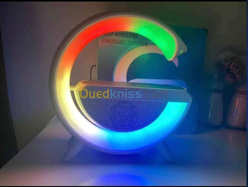  Led wireless charging speaker