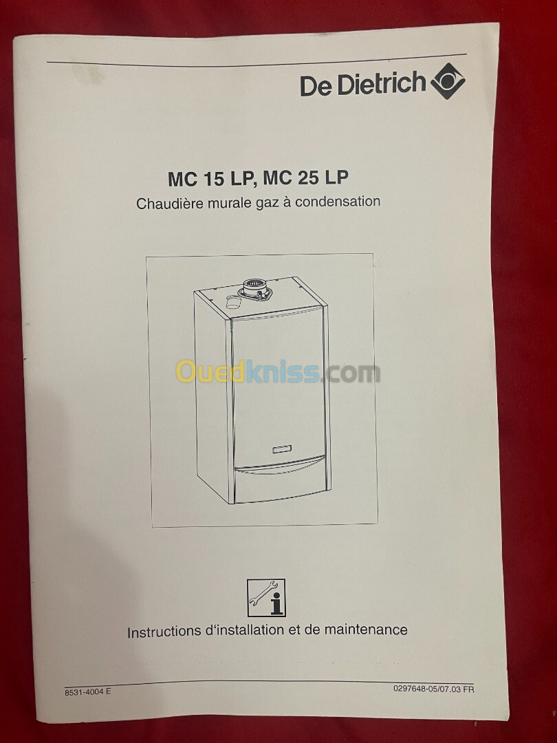 Chaudière De Dietrich murale gaz à condensation modèle Diematic 3 MC 25 LP 