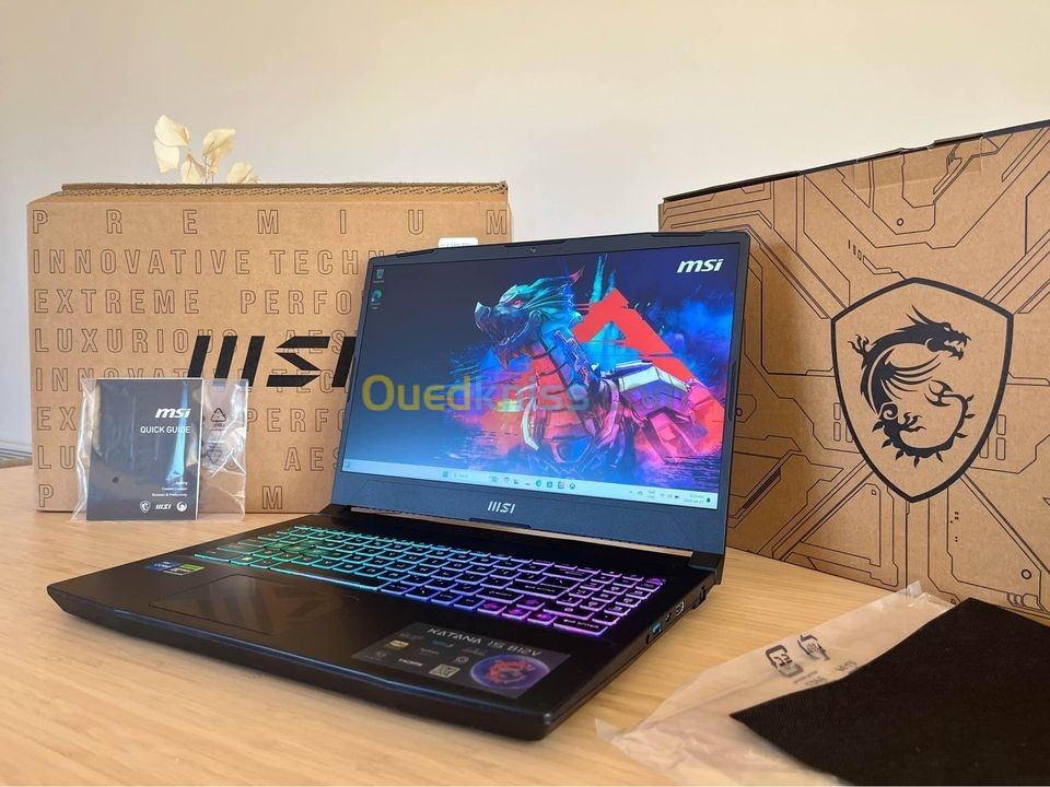 Laptop Gaming MSI Katana B12V RTX 4060 DDr5 16 Go