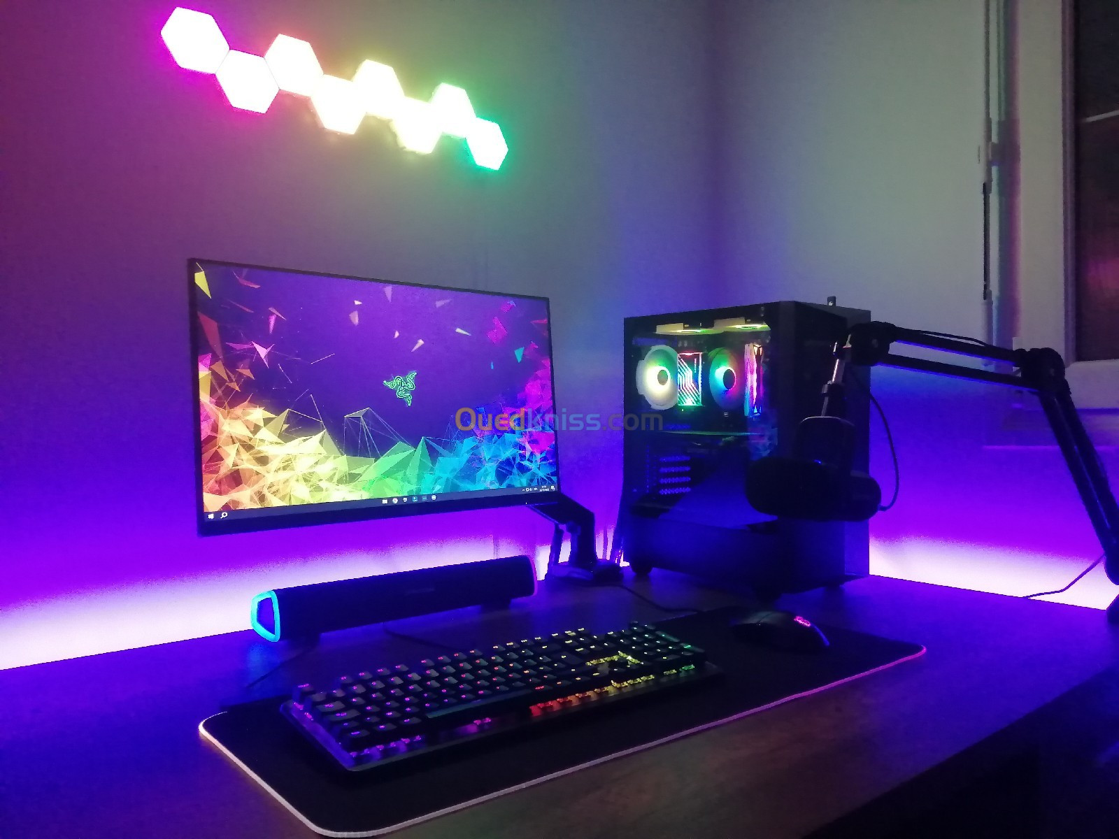 Setup gamer complet avec pc 