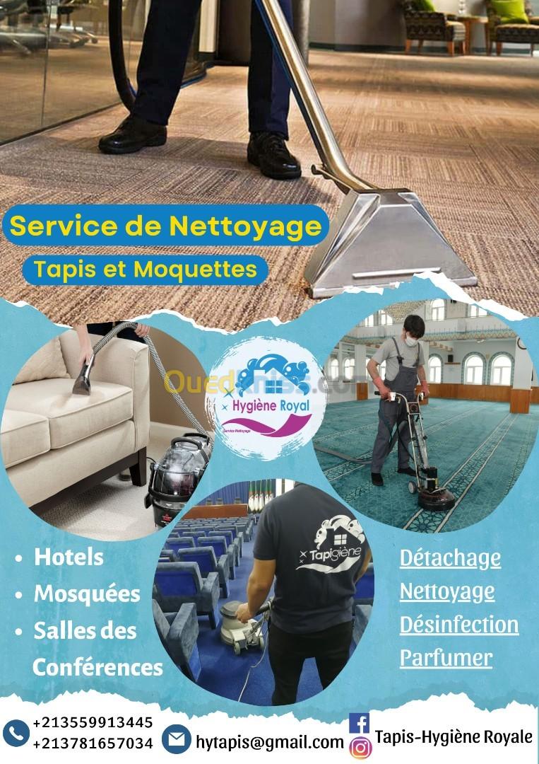 Nettoyage des Moquettes à domicile - Alger - Algérie