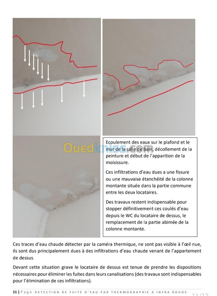 Détection de fuite d'eau avec précision 