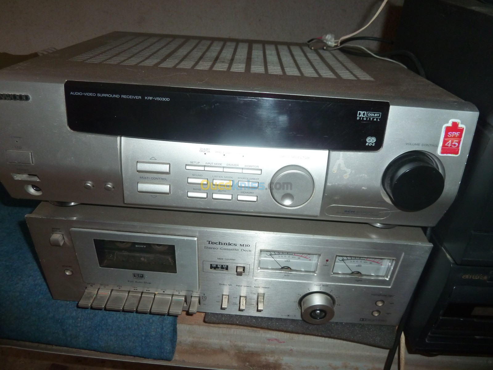 HOME CINEMA KENWOOD + LECTEUR K7 TECHNICS