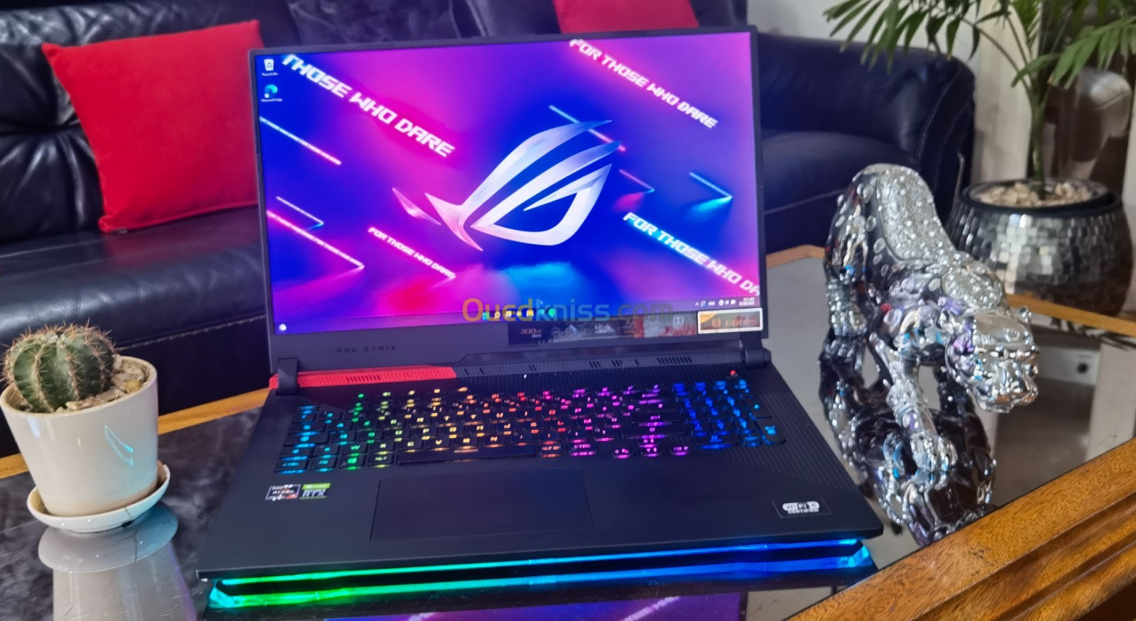 [VENDU]Asus Rog Strix G17-Ryzen 7 5800H-RTX™ 3070 TDP 130 Watts📺17.3" FHD 300Hz-SSD 1To-RAM 16Go