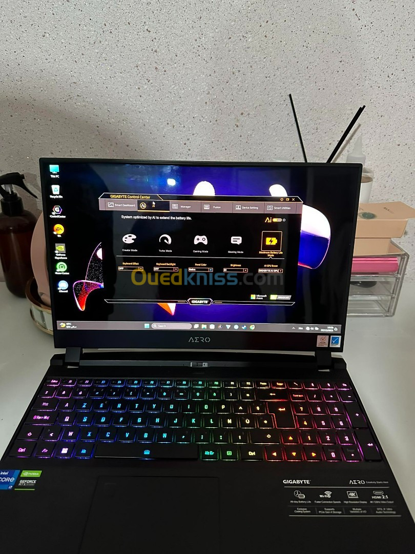 Laptop Gigabyte Aero 15 Oled 4K RTX 3070 I7 11800h