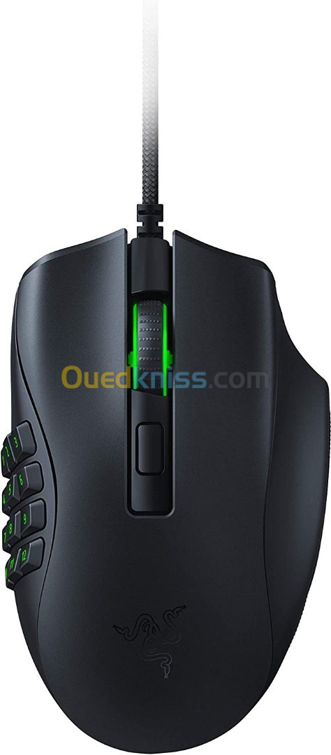 Razer Naga X MMO Souris Gaming Filaire 18K DPI 5G 16 Boutons Programmables 85g Noir Classique