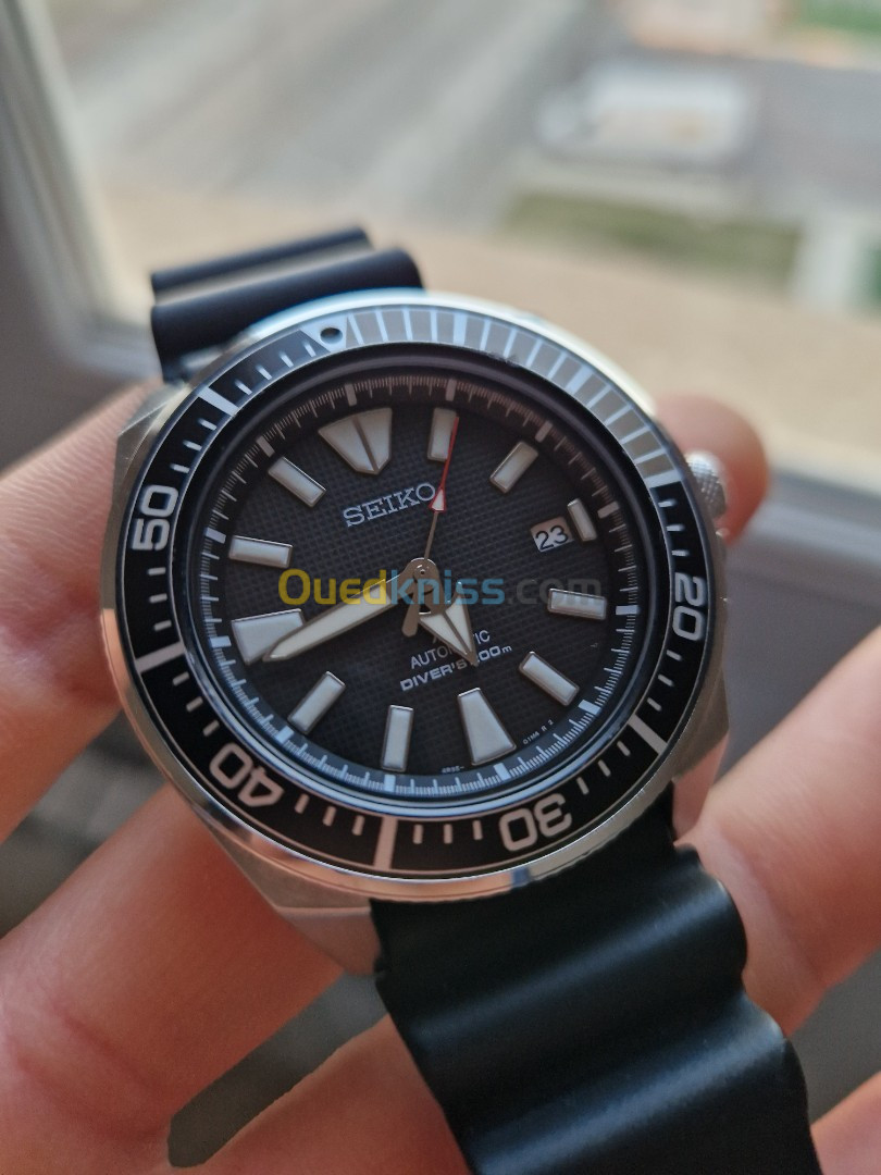 Montre automatique Seiko Samurai Prospex Black SRPB51K1 Alger