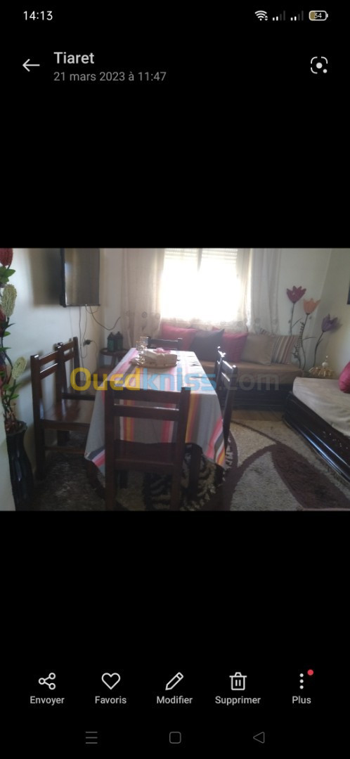 Vente Appartement F3 Tiaret Tiaret