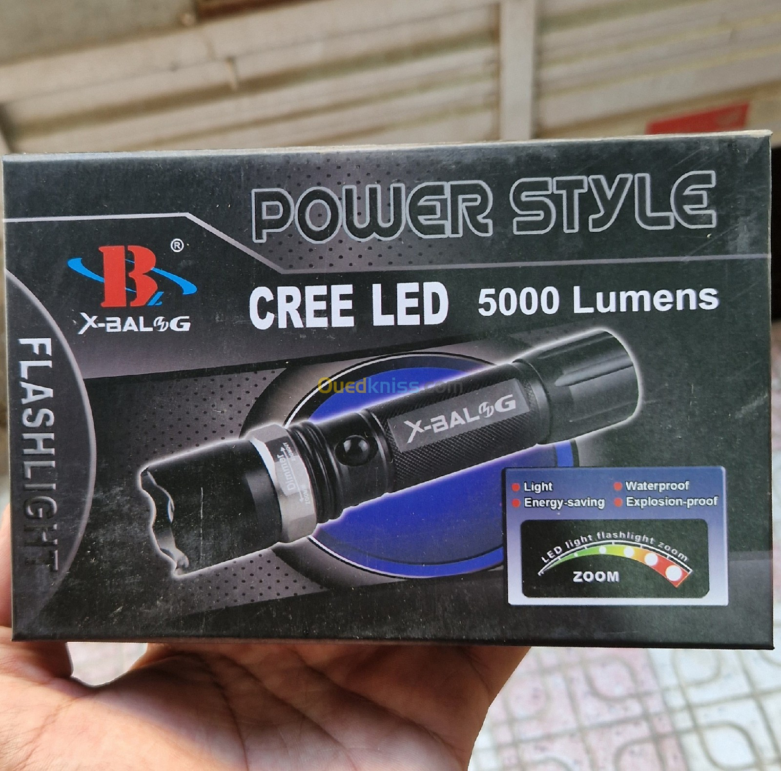 LED FlashLight Rechargable with Multi-Light Mode BL-T8626