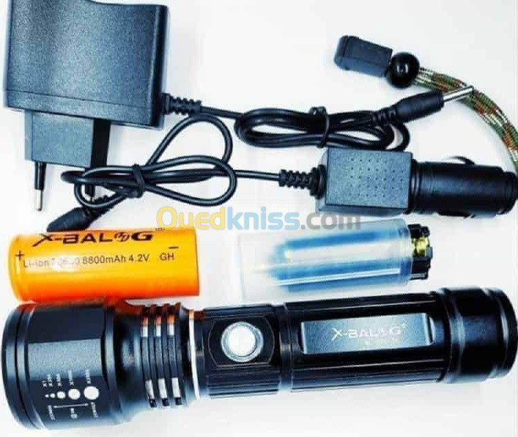 LED FlashLight Rechargable with Multi-Light Mode BL-T8626